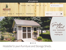 Tablet Screenshot of hostetlersfurniture.com